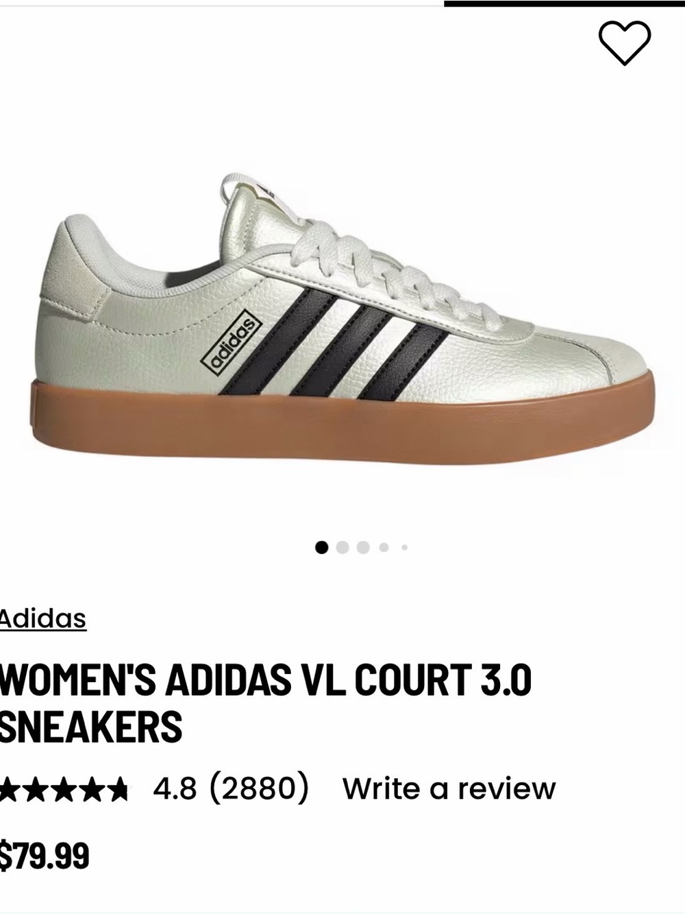 NEW in box - Women's Adidas VL Court 3.0 Sneakers